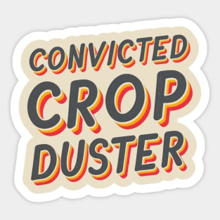 Crop Dusting Sticker